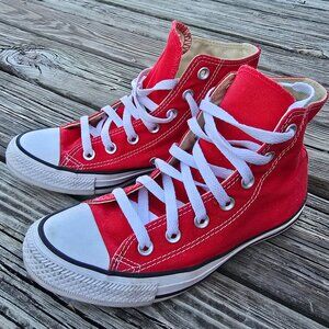 Chuck Taylor All Star High-Top Sneakers - Bright Red Converse Shoes